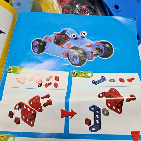 Meccano Multi Models 8180 Build & Play Train Robot Car Helicopter Airplane 5-8 - Picture 12 of 16